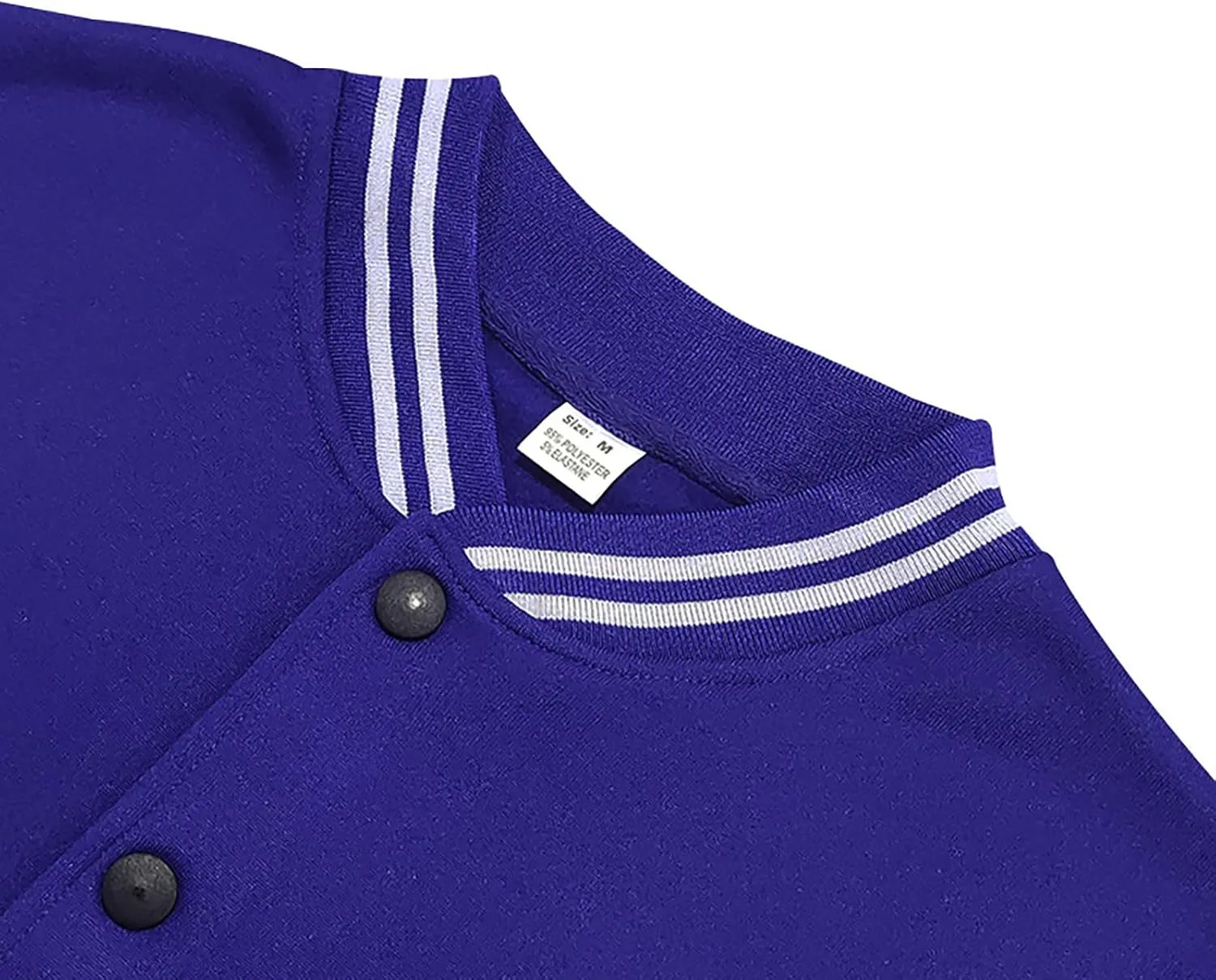 Baseball Varsity Jacket Men Color Block College Baseball Jacket Cotton Blend Casual Slim Lightweight Bomber Jacket