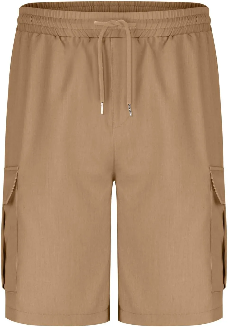 Cargo Shorts for Men Casual 2025 Summer Outdoor Workout Short Pants Trendy Elastic Waist Lightweight Work Shorts