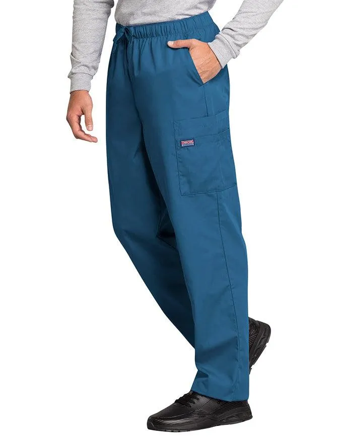 Cherokee Workwear Men's Drawstring Cargo Tall Scrub Pant