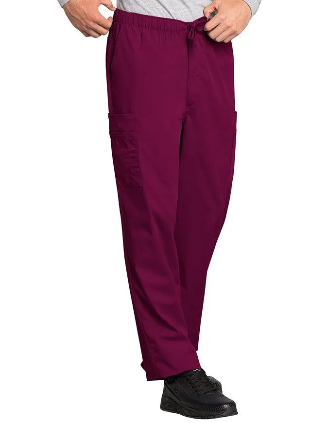 Cherokee Workwear Men's Drawstring Cargo Tall Scrub Pant