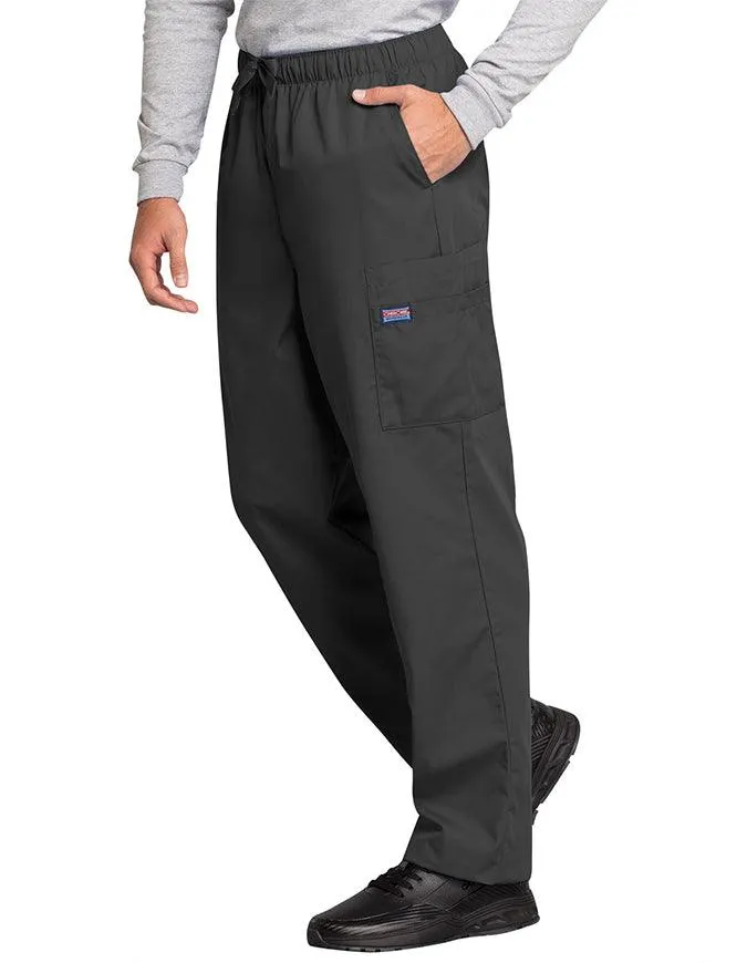 Cherokee Workwear Men's Drawstring Cargo Tall Scrub Pant