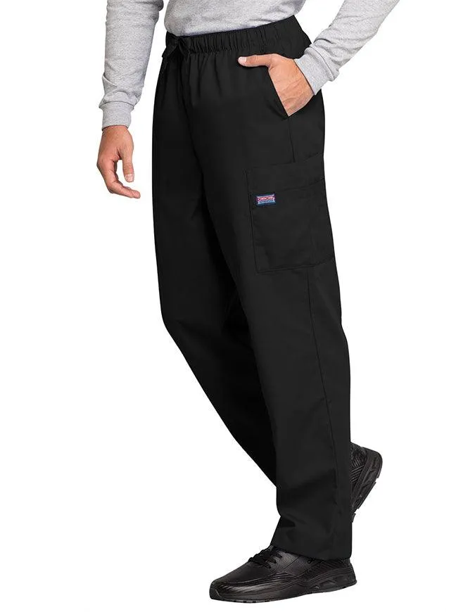 Cherokee Workwear Men's Drawstring Cargo Tall Scrub Pant