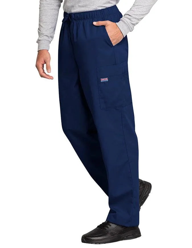 Cherokee Workwear Men's Drawstring Cargo Tall Scrub Pant