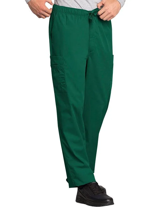 Cherokee Workwear Men's Drawstring Cargo Tall Scrub Pant