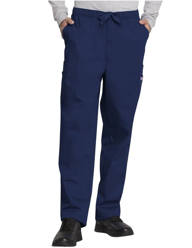 Cherokee Workwear Men's Drawstring Cargo Tall Scrub Pant