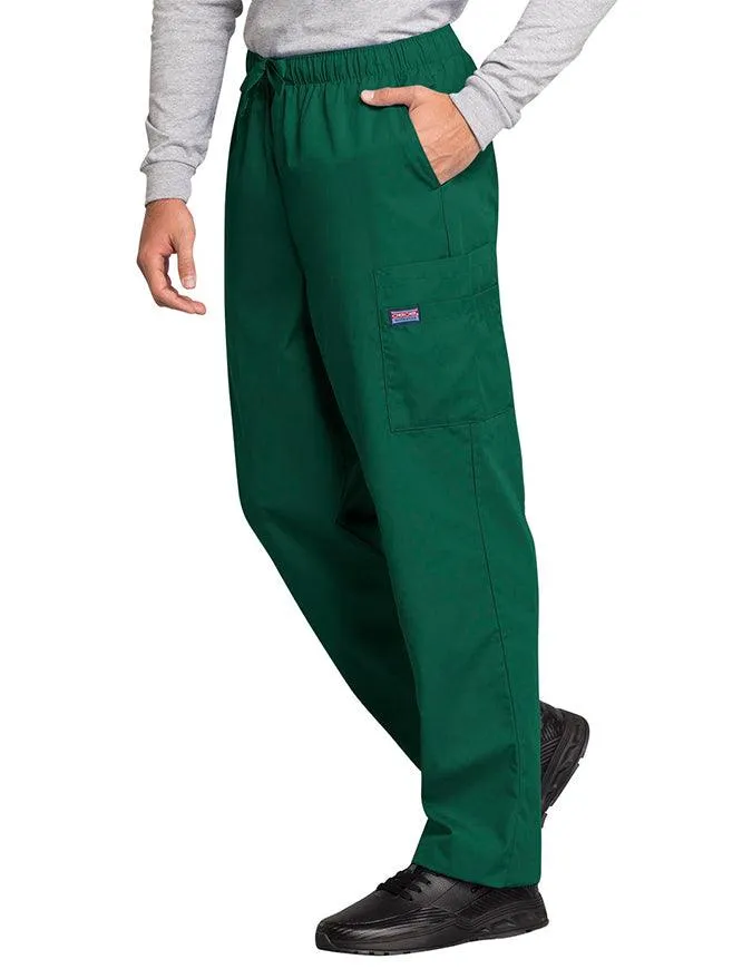 Cherokee Workwear Men's Drawstring Cargo Tall Scrub Pant
