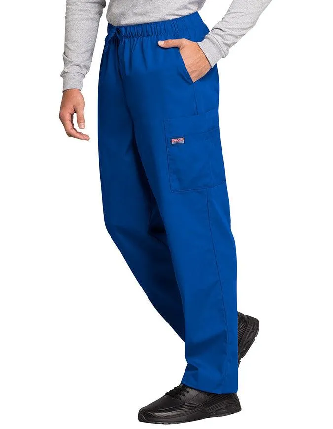 Cherokee Workwear Men's Drawstring Cargo Tall Scrub Pant