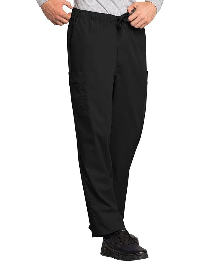 Cherokee Workwear Men's Drawstring Cargo Tall Scrub Pant