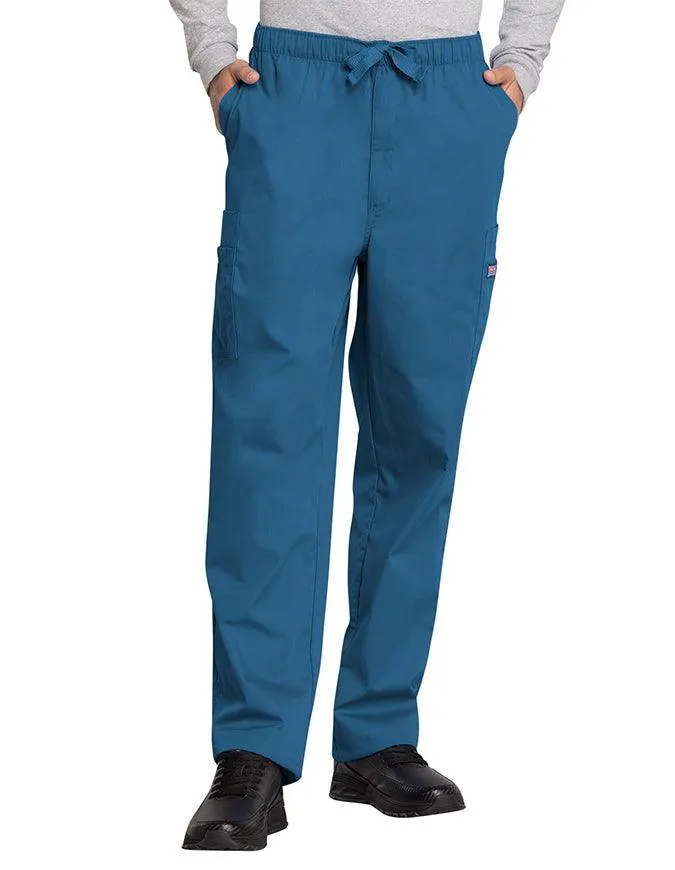 Cherokee Workwear Men's Drawstring Cargo Tall Scrub Pant