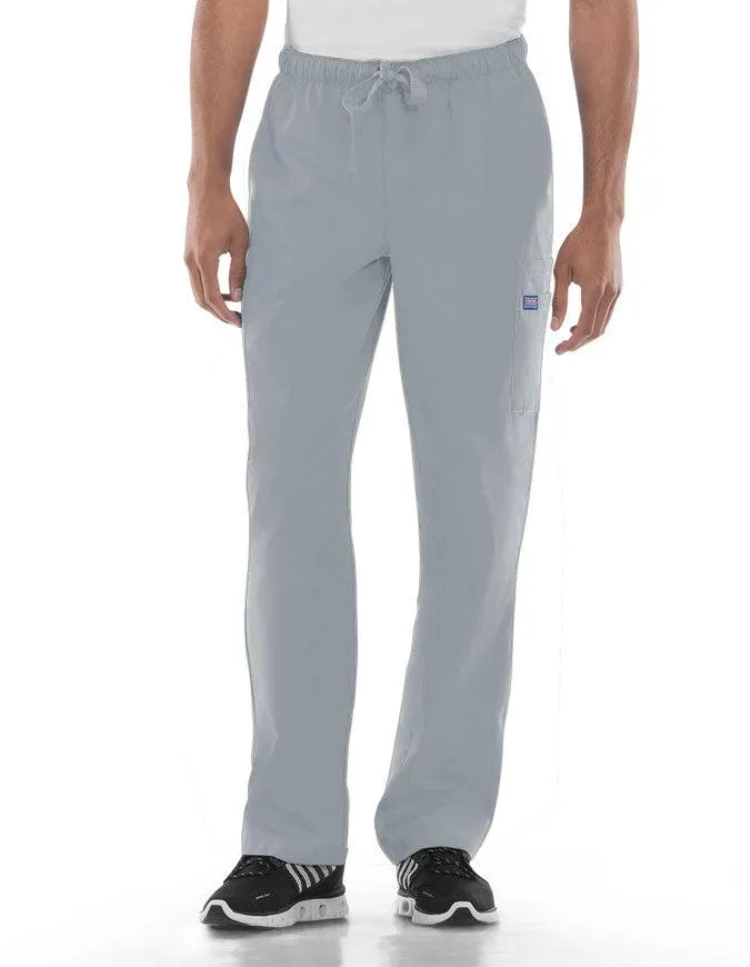 Cherokee Workwear Men's Drawstring Cargo Tall Scrub Pant