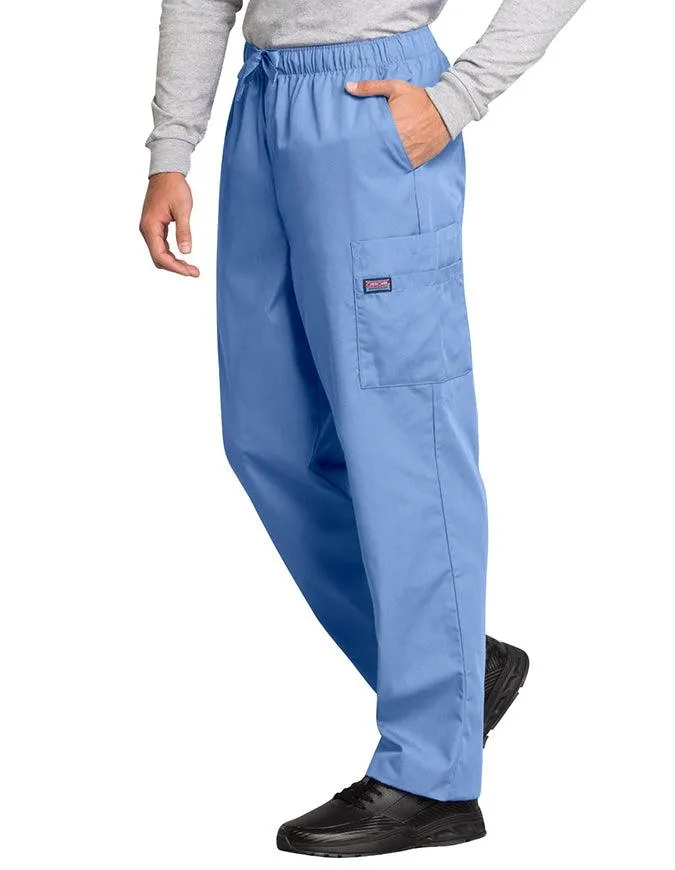 Cherokee Workwear Men's Drawstring Cargo Tall Scrub Pant
