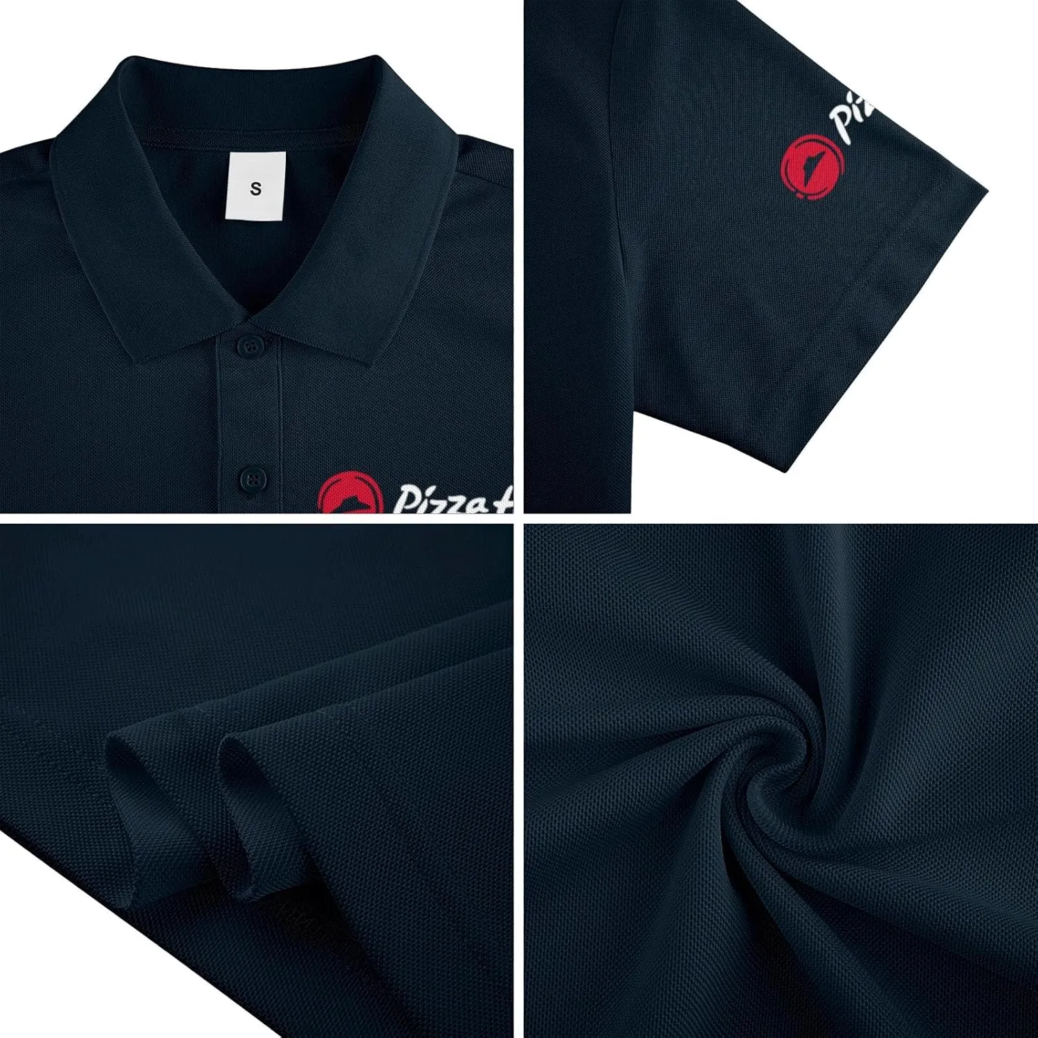 Mens Polo-Shirt T-Shirt Short Sleeve Crew Neck T Shirts for Men Work Uniform Funny Clothes