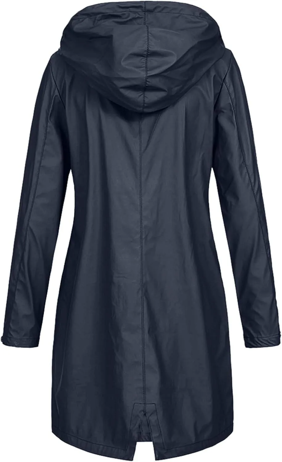 Rain Jackets for Women Oversized Waterproof Long Raincoats Windbreaker Casual Lightweight Outdoor Hooded Trench Coats