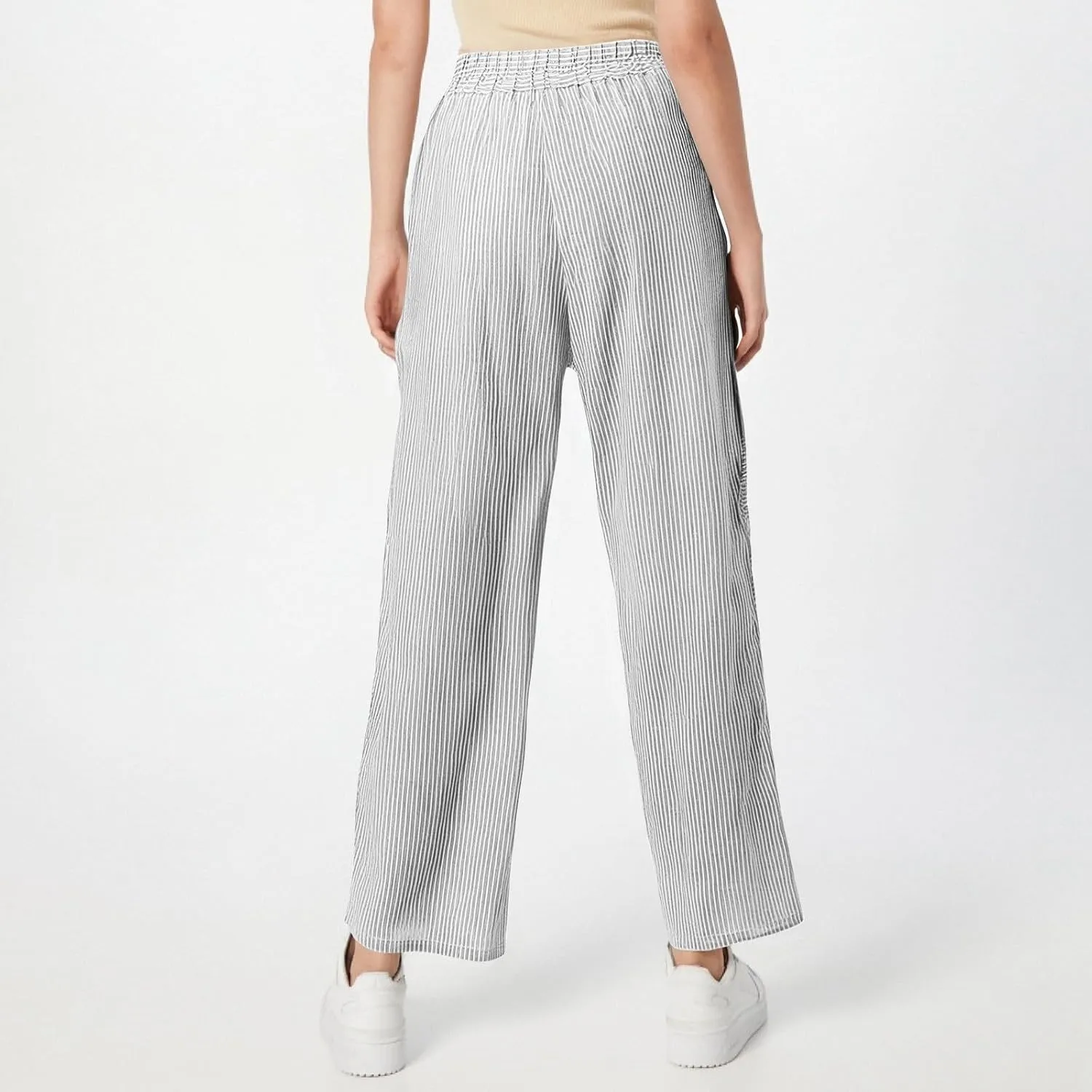 Straight Leg Summer Yoga Slacks Womens Casual Long Stretch Cosy Pants Womans Coloured
