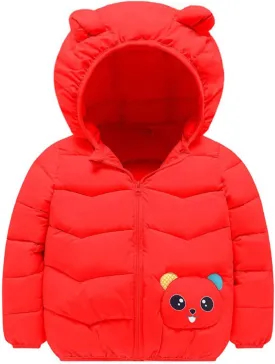 Winter Down Coats for Kids Toddler Boys Girls Cute Panda Print Light Puffer Padded Jacket Bear Hoods Baby Outerwear